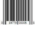 Barcode Image for UPC code 084779000058