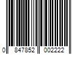 Barcode Image for UPC code 0847852002222