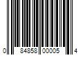 Barcode Image for UPC code 084858000054