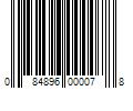 Barcode Image for UPC code 084896000078