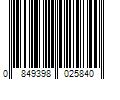 Barcode Image for UPC code 0849398025840