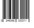 Barcode Image for UPC code 0849398030011