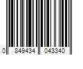 Barcode Image for UPC code 0849434043340