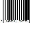 Barcode Image for UPC code 0849809000725