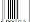 Barcode Image for UPC code 0850000011113