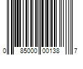 Barcode Image for UPC code 085000001387