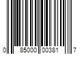 Barcode Image for UPC code 085000003817