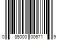 Barcode Image for UPC code 085000006719