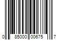 Barcode Image for UPC code 085000006757