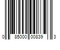 Barcode Image for UPC code 085000008393