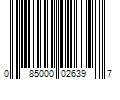 Barcode Image for UPC code 085000026397