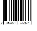 Barcode Image for UPC code 0850001022637