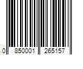 Barcode Image for UPC code 0850001265157. Product Name: Mielle Organics Llc Mielle Organics Moisture Rx Hawaiian Ginger Moisturizing Scalp Treatment  2 Ounces