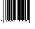 Barcode Image for UPC code 0850001715102