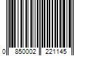 Barcode Image for UPC code 0850002221145