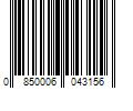 Barcode Image for UPC code 0850006043156