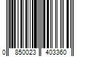 Barcode Image for UPC code 0850023403360