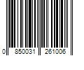 Barcode Image for UPC code 0850031261006