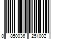 Barcode Image for UPC code 0850036251002