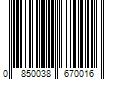 Barcode Image for UPC code 0850038670016