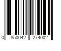 Barcode Image for UPC code 0850042274002