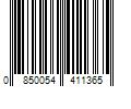 Barcode Image for UPC code 0850054411365