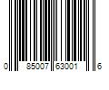 Barcode Image for UPC code 085007630016