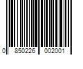 Barcode Image for UPC code 0850226002001