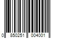 Barcode Image for UPC code 0850251004001