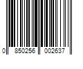 Barcode Image for UPC code 0850256002637