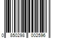 Barcode Image for UPC code 0850298002596. Product Name: P&P Imports LLC GoPong Hidden Sunscreen Alcohol Flask  2-Pack  Tube Form Design