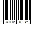 Barcode Image for UPC code 0850334004324