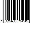 Barcode Image for UPC code 0850443004345