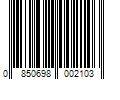 Barcode Image for UPC code 0850698002103