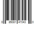 Barcode Image for UPC code 085081470430