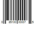 Barcode Image for UPC code 085100000075