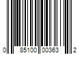 Barcode Image for UPC code 085100003632