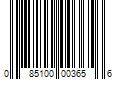 Barcode Image for UPC code 085100003656