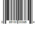 Barcode Image for UPC code 085100003854