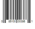 Barcode Image for UPC code 085100003861