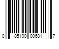 Barcode Image for UPC code 085100006817