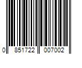 Barcode Image for UPC code 0851722007002