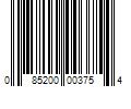 Barcode Image for UPC code 085200003754