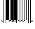 Barcode Image for UPC code 085478000066