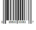 Barcode Image for UPC code 085500000637