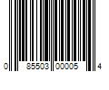 Barcode Image for UPC code 085503000054