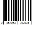 Barcode Image for UPC code 0857063002935