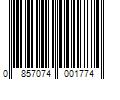 Barcode Image for UPC code 0857074001774