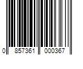 Barcode Image for UPC code 0857361000367