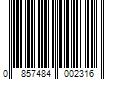 Barcode Image for UPC code 0857484002316